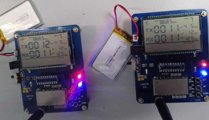 LoRa1276F30功能演示板